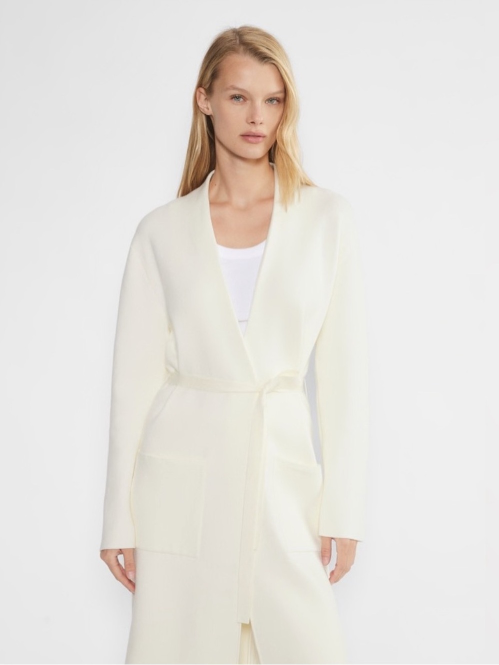 Babaton Aritzia Ty Cardigan Limited Edition Light Birch size Large